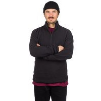 Volcom polartec 1/2 zip sweater musta, volcom