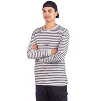 Globe all out stripe long sleeve t-shirt ruskea, globe