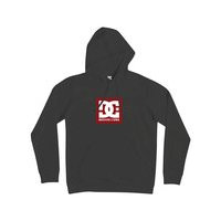 Dc square star hoodie musta, dc