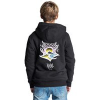 Rip curl search icon warm zip hoodie musta, rip curl