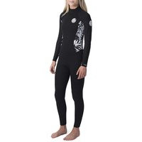 Rip curl dawn patrol 5/3 gb back zip musta, rip curl