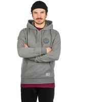 Element too late logo hoodie harmaa, element