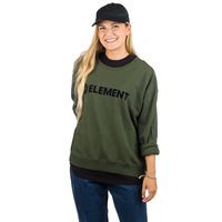 Element logo crew sweater vihreä, element