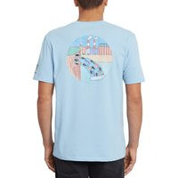 Volcom p.c. ayers featured artist t-shirt sininen, volcom