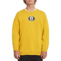 Volcom ovalstone crew sweater keltainen, volcom