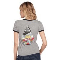 Volcom go faster ringer t-shirt harmaa, volcom