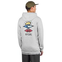 Rip curl search icon hoodie harmaa, rip curl