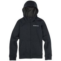 Burton oak zip hoodie musta, burton