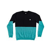 Dc rebel sl crew block sweater vihreä, dc