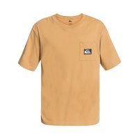 Quiksilver og label t-shirt ruskea, quiksilver