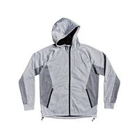 Quiksilver block tech zip hoodie harmaa, quiksilver