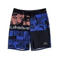 Quiksilver highline rave wave 16 boardshorts musta, quiksilver