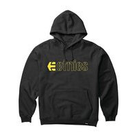 Etnies ecorp hoodie musta, etnies