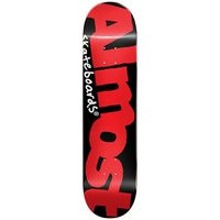 Almost colour logo 8.125 skateboard deck musta, almost