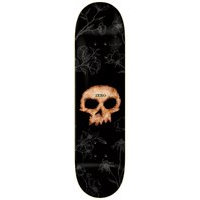 Zero wimer single skull flowers 8.5 skateboard deck kuviotu, zero