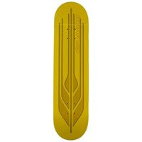 Alien workshop gold wheat 9.0 skateboard deck kuviotu, alien workshop