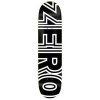 Zero bold black 8.0 skateboard deck musta, zero