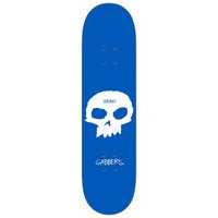 Zero gabbers signature skull 8.25 skateboard deck kuviotu, zero