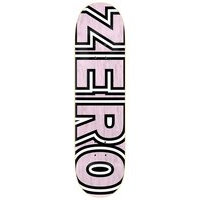 Zero bold black white pink 8.25 skateboard deck valkoinen, zero