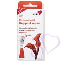 RFSU Raskaustestiliuska 8 kpl