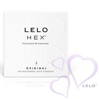 Lelo Hex Original -kondomi 3 kpl