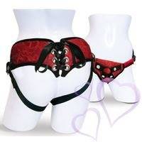 Sportsheets - Red Lace Corsette Strap-on