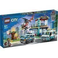 LEGO City 60371 Hälytysajoneuvojen Päämaja, Lego