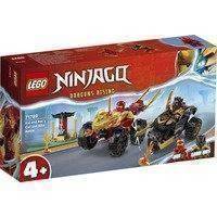 LEGO Ninjago 71789 Kain ja Rasin Auto- ja Motskaritaistelu, Lego