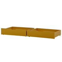 Hoppekids - Drawer set for 70x160cm beds, Autumn Yellow