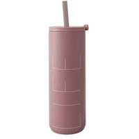 Design Letters - Travel life straw cup 500 ml - Rose