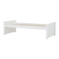 Hoppekids - NOAH DELUXE Junior bed w. 2 Medium Bed ends 90x200cm - White