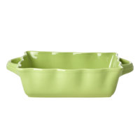 Rice - Stoneware Oven Dish - Neon Green M