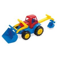 Dantoy - Tractor with Frontloader Excavator (2121), DANTOY