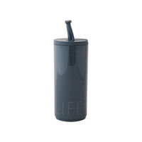 Design Letters - Travel Life Straw Cup 500 ml - Royal Blue