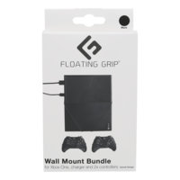 Floating Grip Xbox One and Controller Wall Mounts - Bundle (Black)