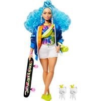 Barbie - Extra Doll - Blue Curly Hair (GRN30)