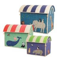 Rice - Large Set of 3 Toy Baskets - Animal Theme