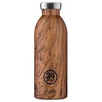 24 Bottles - Clima Bottle 0,5 L - Sequoia Wood Print (24B156), 24Bottles