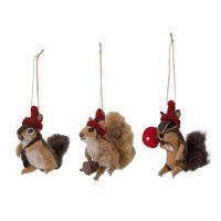 Bloomingville - 3 Chipo Christmas Ornaments (82056281)