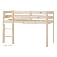 Hoppekids - ECO Comfort half high bed 70x160 cm, Natural wood