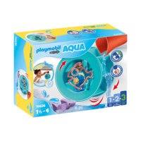 Playmobil 1.2.3 - Water Wheel with Baby Shark (70636)