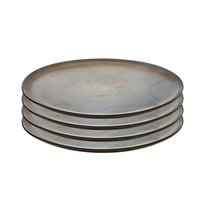 RAW - Dinner plates 28 cm - 4 pcs - Metallic Brown