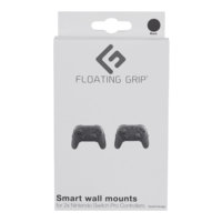 Nintendo Switch Pro Controller wall mount by FLOATING GRIP®, Black, Floating Grip