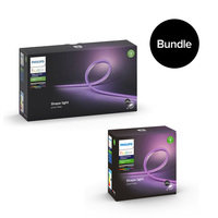 Philips Hue - Lightstrip Outdoor 5m & 2m - White & Color Ambiance - Bundle