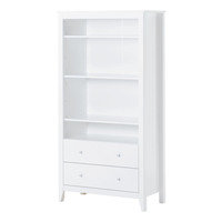 Hoppekids - HANS Wardrobe w. 3 Shelves & 2 Drawers - White