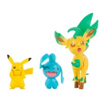 Pokemon - Battle Figure Set 3 pack - Pikachu, Wynaut & Leafeon (PKW0178), Pokémon
