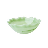 Rice - Alabaster Glass Bowl in Green - 500 ml