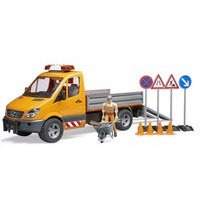 Bruder - MB Sprinter municipal with Light and Sound, driver and accessories (BR2537)