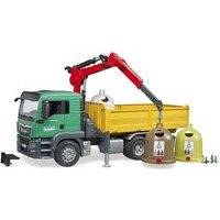 Bruder - MAN TGS Truck with 3 glass recycling containers and bottles (BR3753)