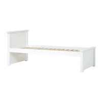 Hoppekids - NOAH DELUXE Junior bed w. Low and High Bed ends 90x200cm - White
